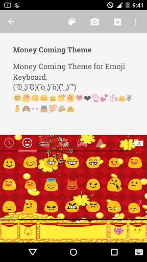 Play APK Money Coming Emoji Keyboard  and enjoy Money Coming Emoji Keyboard with UptoPlay com.kkkeyboard.emoji.keyboard.theme.MoneyComing