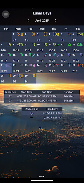 Play APK Moon Calendar  and enjoy Moon Calendar with UptoPlay com.polyariz.moon_calendar_lite