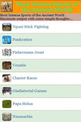 Play Most Intense Sports of the Ancient World Play Most Intense Sports of the Ancient World