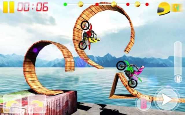 Play MotoBike Stunt Track: Impossible Mission 