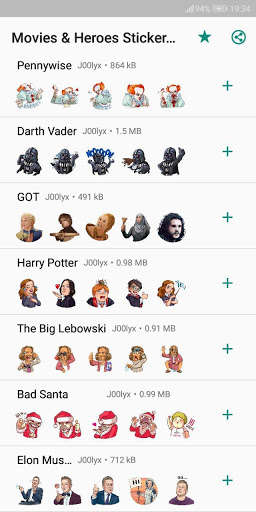Play APK Movie and Comics Stickers - WAStickerApps  and enjoy Movie and Comics Stickers - WAStickerApps with UptoPlay com.j00lyx.bestmovieandcomics