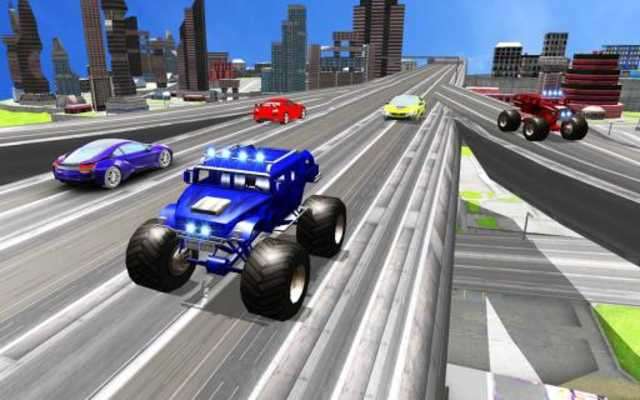 Play Multi-Level Monster Truck Parking Driving School 