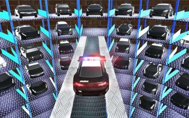 Play Multi-Level US Police Car Parking Driving School 