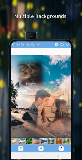Play APK Multiple Photo Blender : Photo Mixer  and enjoy Multiple Photo Blender : Photo Mixer with UptoPlay com.retro.photoblender