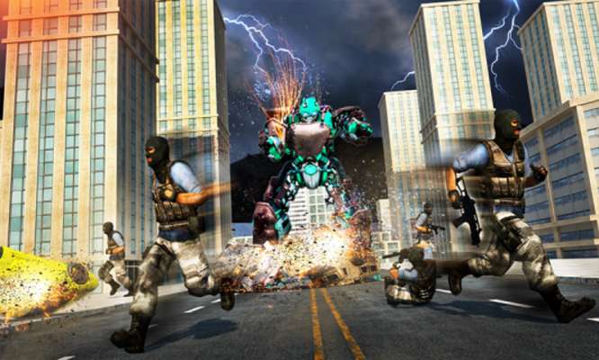 Play Multi Robot Transforming Game: Robo Animal Cop Dog 