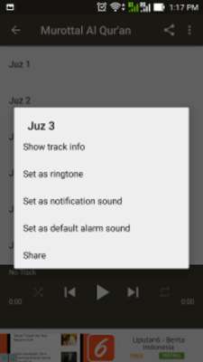 Play Murotal Al Quran: Terjemahan Bahasa Indonesia 