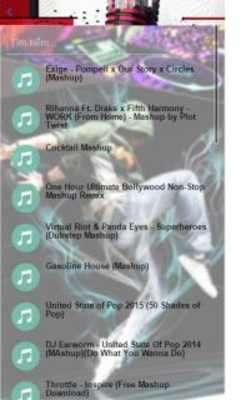 Play Mushup song & remix 