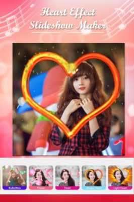 Play Music Heart Slideshow Maker 