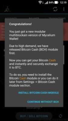 Play Mycelium Bitcoin Cash Module 