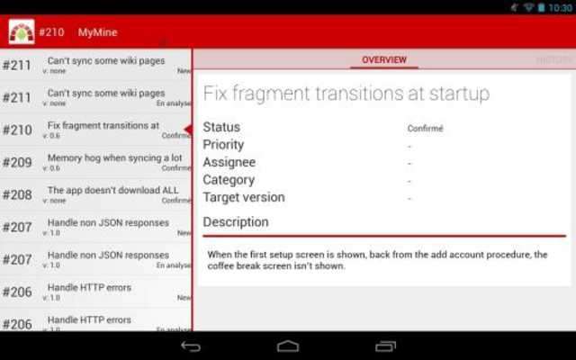 Play MyMine, Redmine in your pocket 
