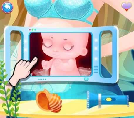 Play My Ocean Mermaid Baby is Born! 