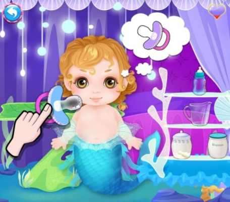 Play My Ocean Mermaid Baby is Born! 