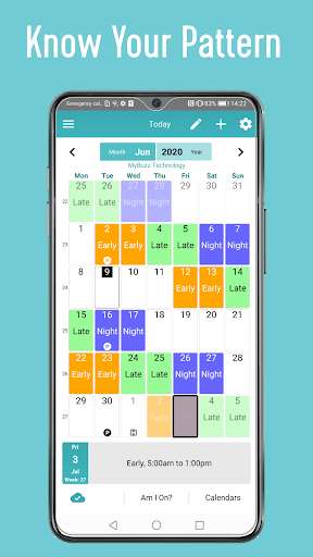 My Shift Planner - Personal Shift Work Calendar online game with UptoPlay