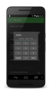 Play mySU (Superuser for Android) 
