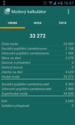 Play Mzdový kalkulátor 
