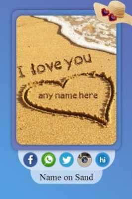 Play Name Art on Sand 
