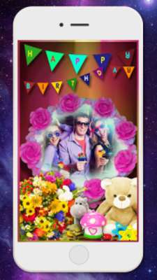 Play Name photo on Birthday cake 2017 