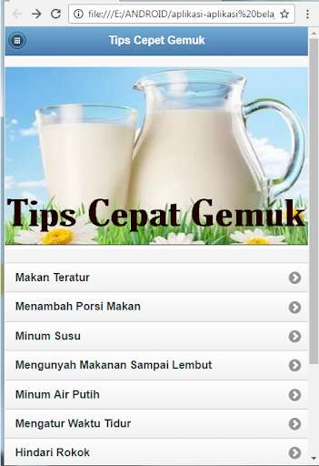 Play APK Natural Fat Quick Tips  and enjoy Natural Fat Quick Tips with UptoPlay com.TipsAtasiGemuk.sutriyanidroid