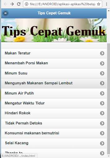 Play APK Natural Fat Quick Tips  and enjoy Natural Fat Quick Tips with UptoPlay com.TipsAtasiGemuk.sutriyanidroid