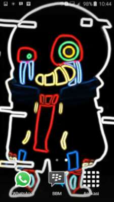 Play Neon Chibi Sans Wallpapers 
