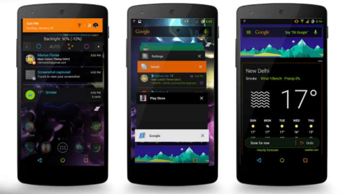 Play Neon Colors Theme CM 13/12.1 