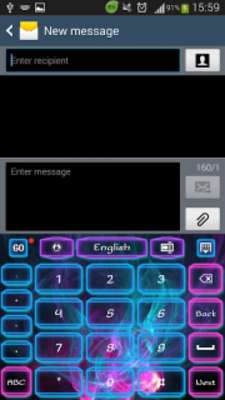 Play Neon Flame Keyboard 