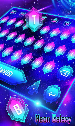 Play Neon Galaxy Keyboard 