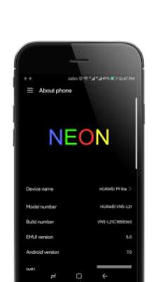 Play Neon Huawei Theme 