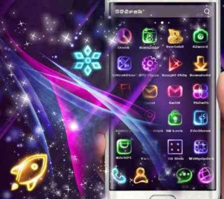 Play Neon Light Icon Packs (Theme) 
