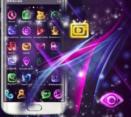 Play Neon Light Icon Packs (Theme) 