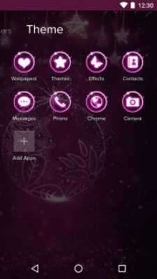 Play Neon Purple Flower Theme 