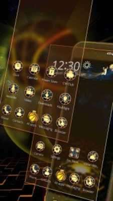 Play Neon Tech Basketball 3D Theme 