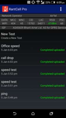 Play Network coverage & Speed Test 