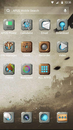 Play APK New Simple Stone Age APUS launcher  and enjoy New Simple Stone Age APUS launcher with UptoPlay com.apusapps.theme.i_chinampa_bd73de81b1