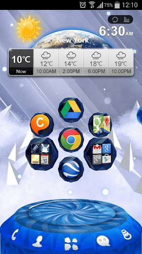 Play APK Next Ice World 3D Theme  and enjoy Next Ice World 3D Theme with UptoPlay com.gtp.nextlauncher.trial