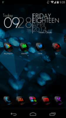 Play Next Launcher Theme CosMix 3D 