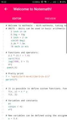 Play Notemath - Maths notepad 