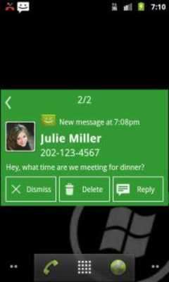 Play Notify - WP7 Green Theme 