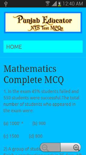 Play APK NTS-Educator-Test MCQs  and enjoy NTS-Educator-Test MCQs with UptoPlay com.sweet.ranamuhammadwaseem.punjabeducator