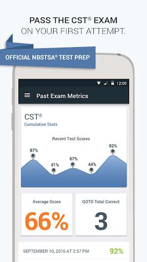 Play APK Official NBSTSA CST Exam Prep  and enjoy Official NBSTSA CST Exam Prep with UptoPlay com.pocketprep.nbstsa