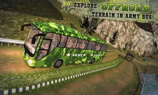 Play OffRoad US Army Coach Bus Driving Simulator 