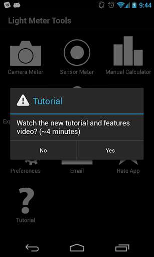 Play APK Old - Light Meter Tools - Free  and enjoy Old - Light Meter Tools - Free with UptoPlay com.willblaschko.android.lightmeterv2.free<br><br>------<br><br>A reflected light meter with spot metering (using the device