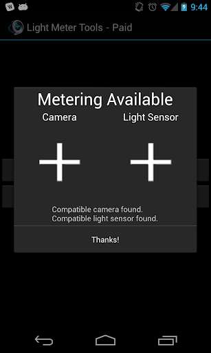 Play APK Old - Light Meter Tools - Free  and enjoy Old - Light Meter Tools - Free with UptoPlay com.willblaschko.android.lightmeterv2.free<br><br>------<br><br>A reflected light meter with spot metering (using the device