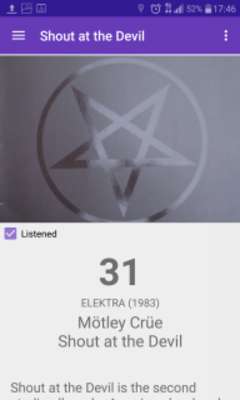 Play Old School Metal Checklist 