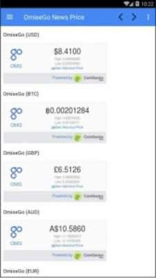 Play OmiseGo Coin News & Update Price Chart 