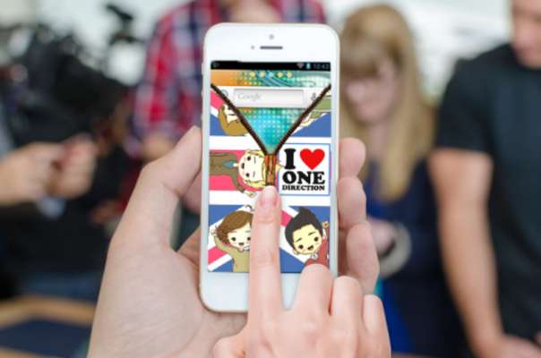 Play One Direction Zip Screen Lock 