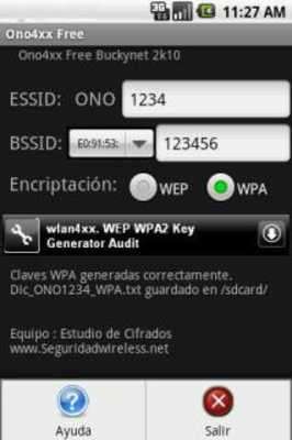 Play Ono4xx Free. WEP WPA KeyGen. 
