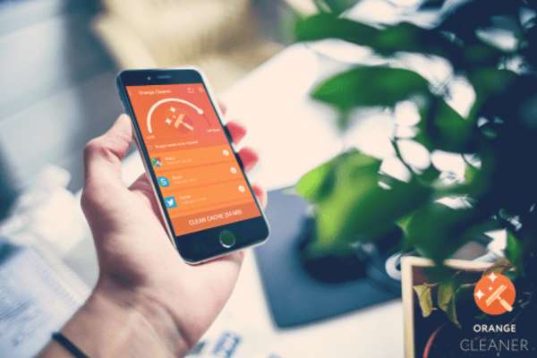 Play Orange Cache Cleaner PRO 