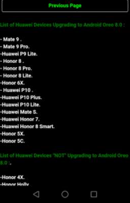 Play Oreo Huawei Update Guide 