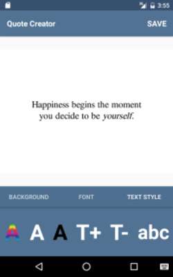 Play org.m.muddzboy.QuoteCreator 